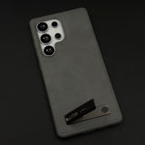 PU Leather Kickstand Case for Samsung Galaxy S25 Ultra | Microfibre Lining | Sleek Grip & Durable Protection