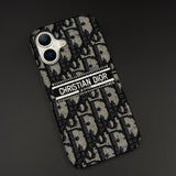 Embroidered Designer Fabric CD Case for iPhone 17 | Sophisticated Slim Cover