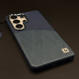 Luxury Dual-Tone Leather Hidden MagSafe Case Cover for Samsung Galaxy S26 Ultra