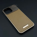 AeroFlex Aluminium Leather Case Hidden Magsafe for iPhone | Premium Metallic Frame | Hybrid Back Cover