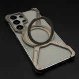 X-Shape Metal Magnetic MagSafe Ring Stand Case for Samsung Galaxy S26 Ultra