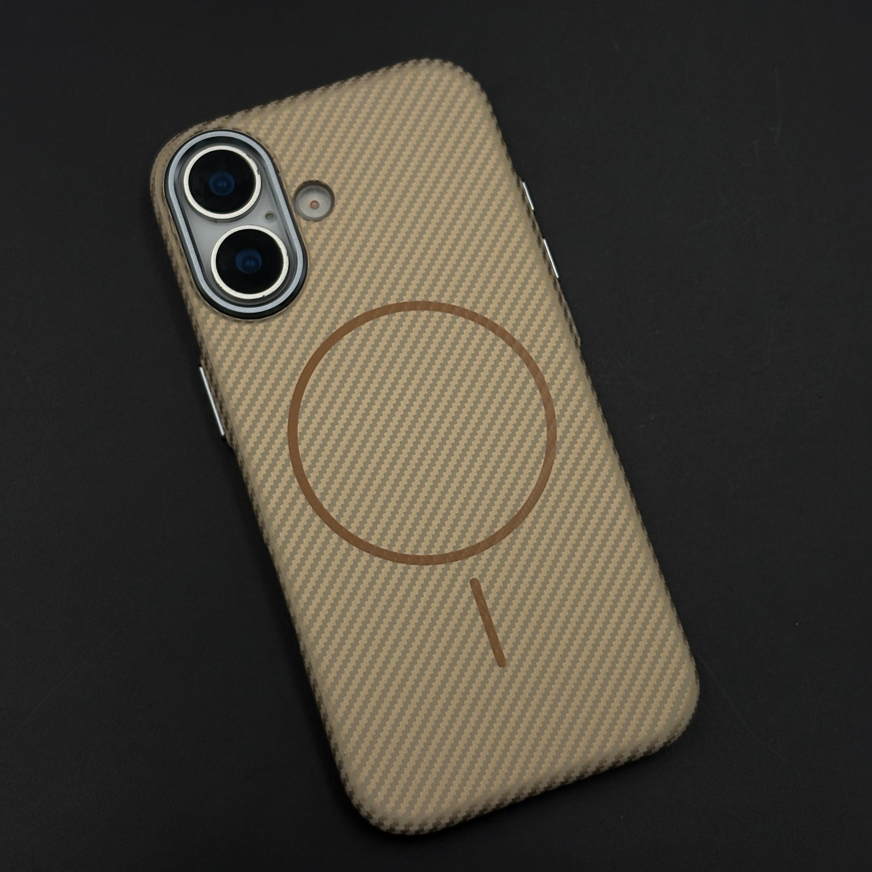 Carbon Fibre MagSafe Case with Raised Metal Bezel for iPhone 17