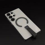 MagSafe Clear Phone Case Cover with Finger Strap Holder for Samsung Galaxy S25 Ultra