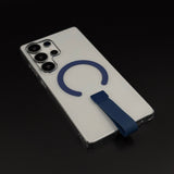 MagSafe Clear Phone Case Cover with Finger Strap Holder for Samsung Galaxy S25 Ultra