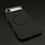 Carbon Fibre MagSafe Case with Raised Metal Bezel for iPhone 17 Air