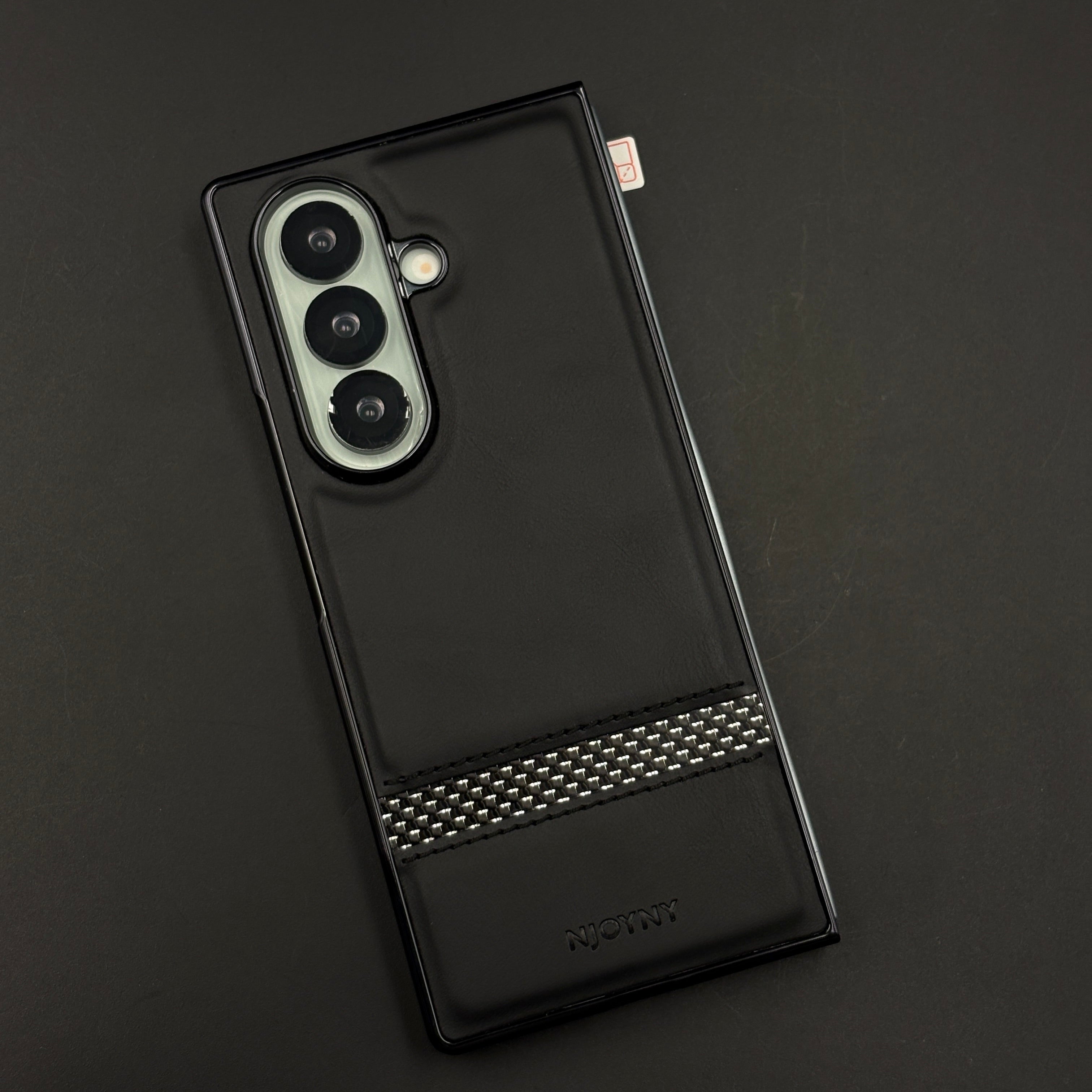 Premium Leather Case with Front Screen Protector for Samsung Galaxy Z Fold 7
