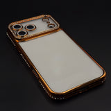 Rhinestone Diamond Clear Case with Camera Protection for iPhone 17 Series