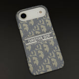 Embroidered Designer Fabric CD Case for iPhone 17 Air | Sophisticated Slim Cover