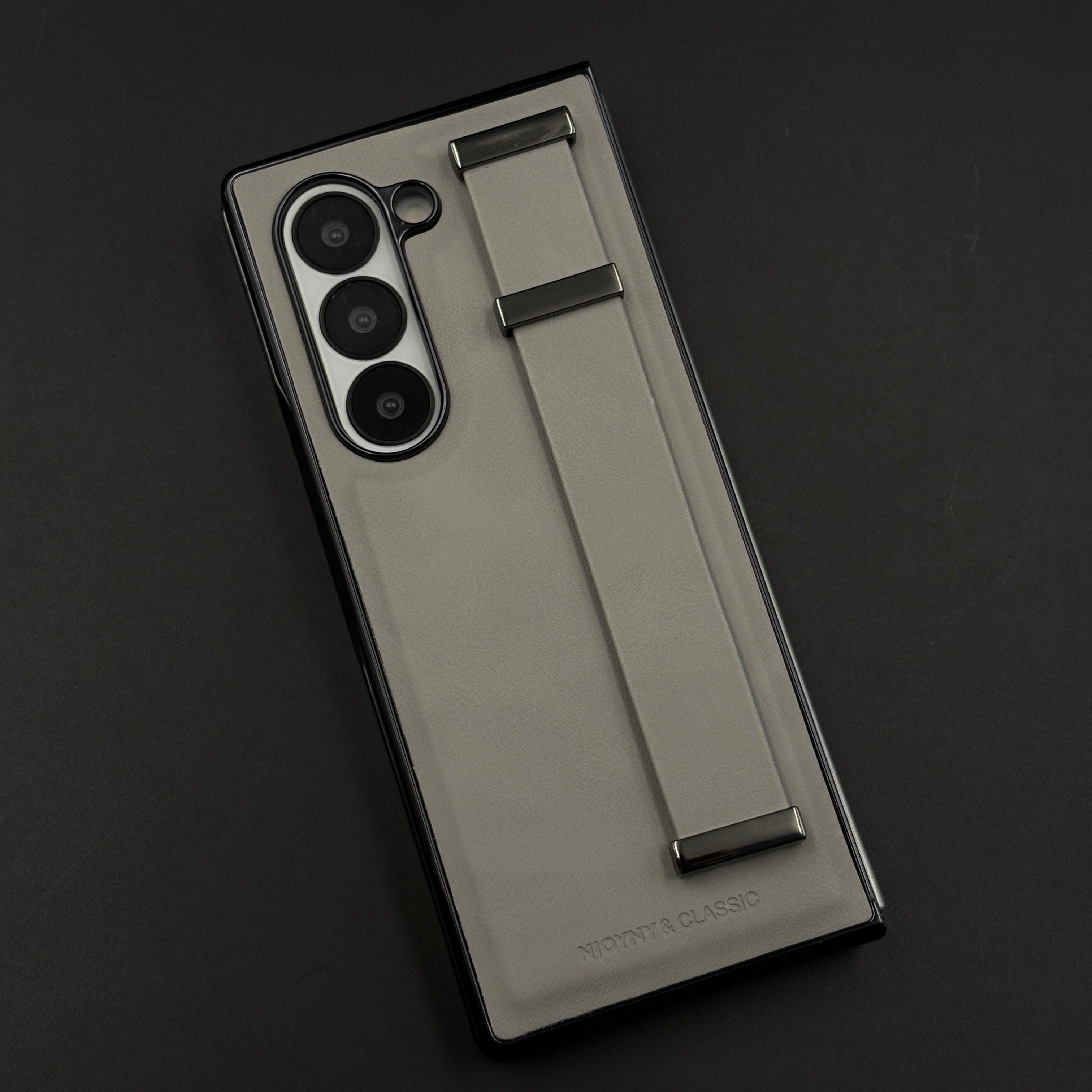 Belt Grip Holder Leather Case with Front Screen Protector for Samsung Galaxy Z Fold 6