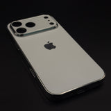 Luxury Backplane Glass Chromatic Lens Shield Matte Case for iPhone 17 Series