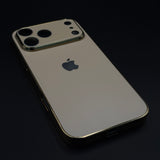 Luxury Backplane Glass Chromatic Lens Shield Matte Case for iPhone 17 Series