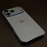 Luxury Backplane Glass Chromatic Lens Shield Matte Case for iPhone 17 Series