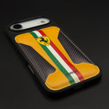 Motorsport Racing Inspired FR Stripe Stitched Leather Case for iPhone 17 Air