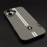 Motorsport Inspired M Performance Stripe Leather Case for iPhone 17
