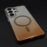 Glitter MagSafe Transparent Mobile Case Cover for Samsung Galaxy S26 Ultra