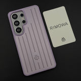 Luxury Brand M Vertical Ribbed Hidden MagSafe OG Case for Samsung Galaxy S25 Ultra