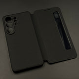 Smart-View Interactive Display Flip Leather Case Cover for Samsung Galaxy S26 Ultra