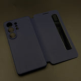 Smart-View Interactive Display Flip Leather Case Cover for Samsung Galaxy S26 Ultra