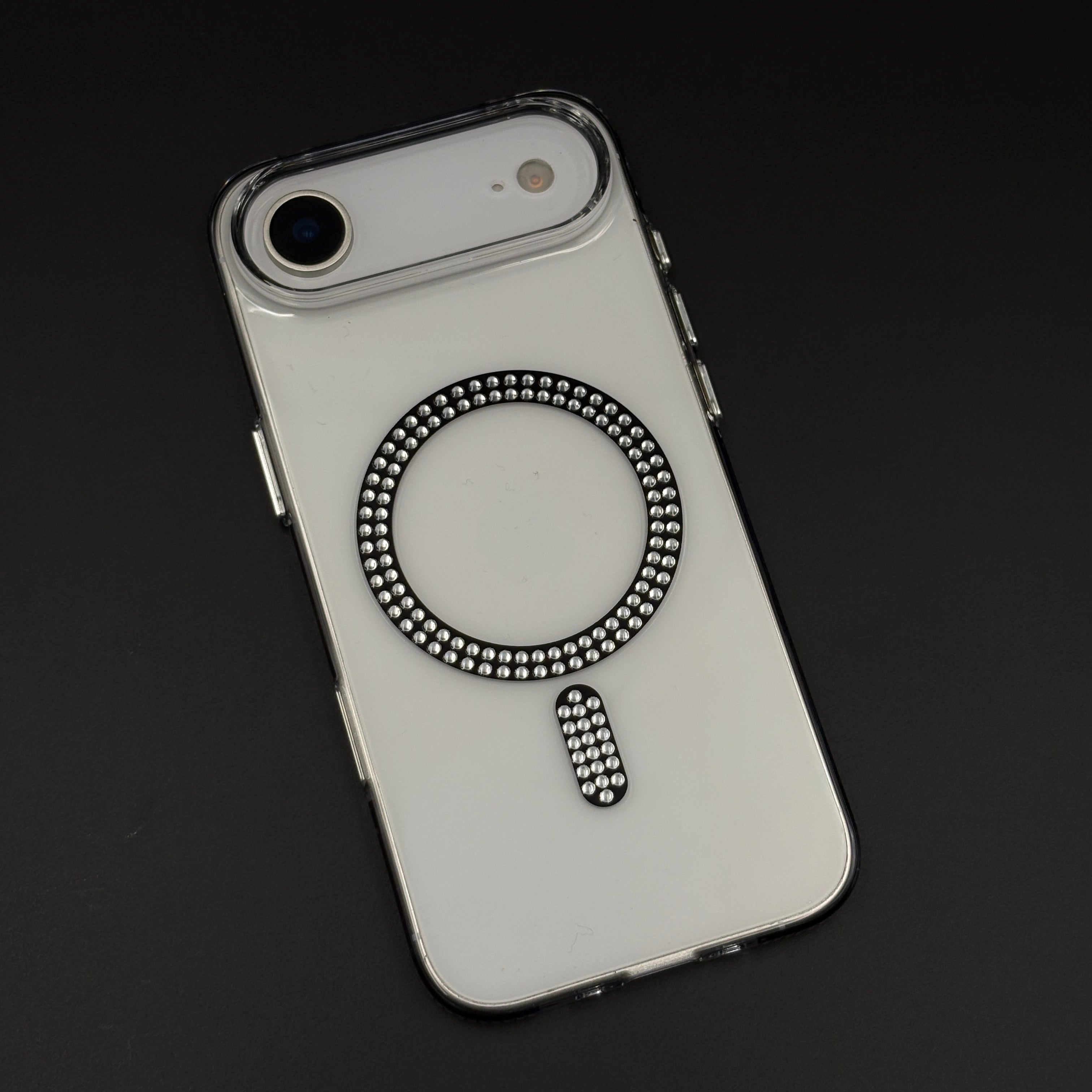 Diamond Rhinestone MagSafe Clear Case for iPhone 17 Air | Anti-Yellow Protection