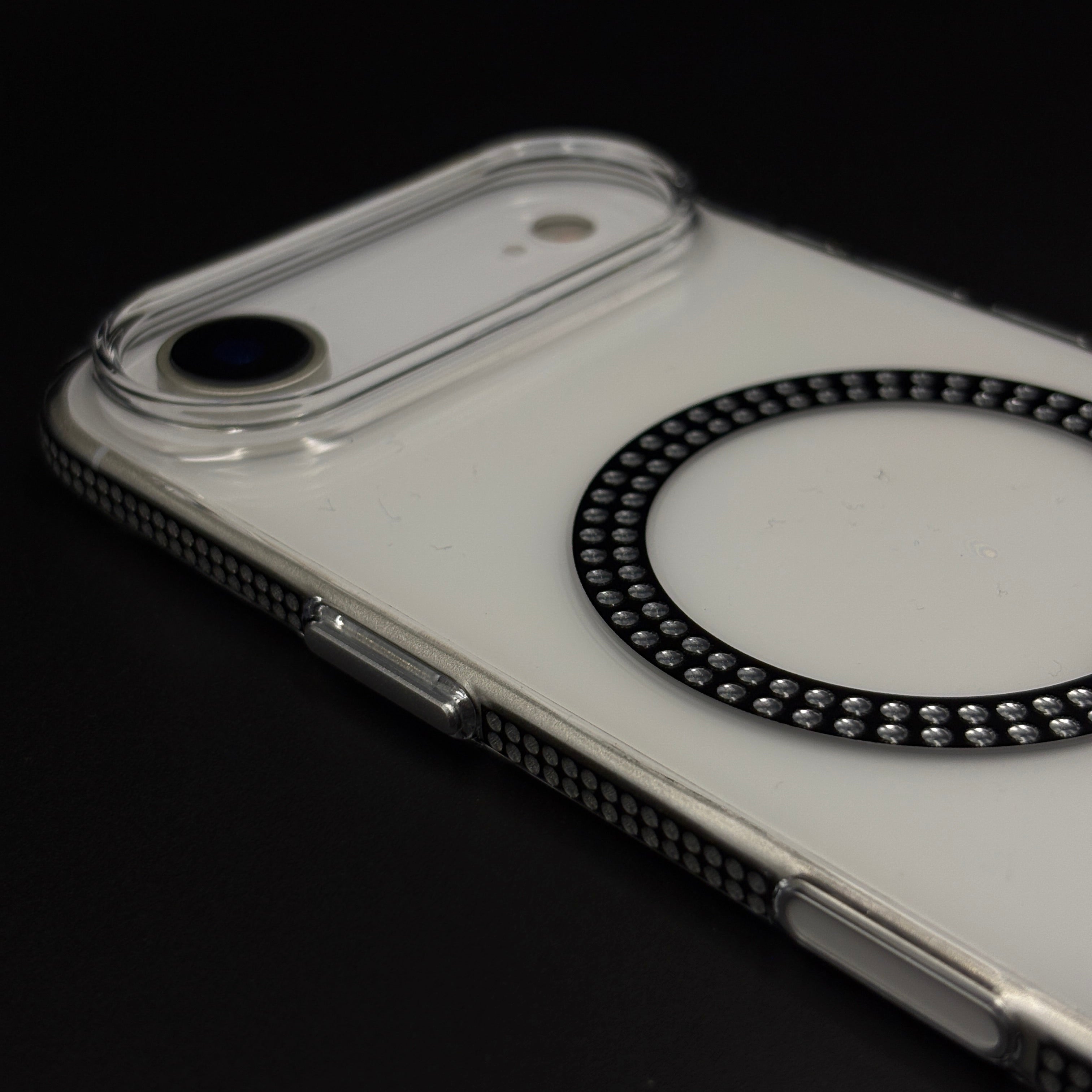Diamond Rhinestone MagSafe Clear Case for iPhone 17 Air | Anti-Yellow Protection