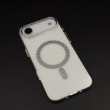 Diamond Rhinestone MagSafe Clear Case for iPhone 17 Air | Anti-Yellow Protection