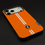 Motorsport Inspired M Performance Stripe Leather Case for iPhone 17 Series