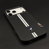 Motorsport Inspired M Performance Stripe Leather Case for iPhone 17 Series