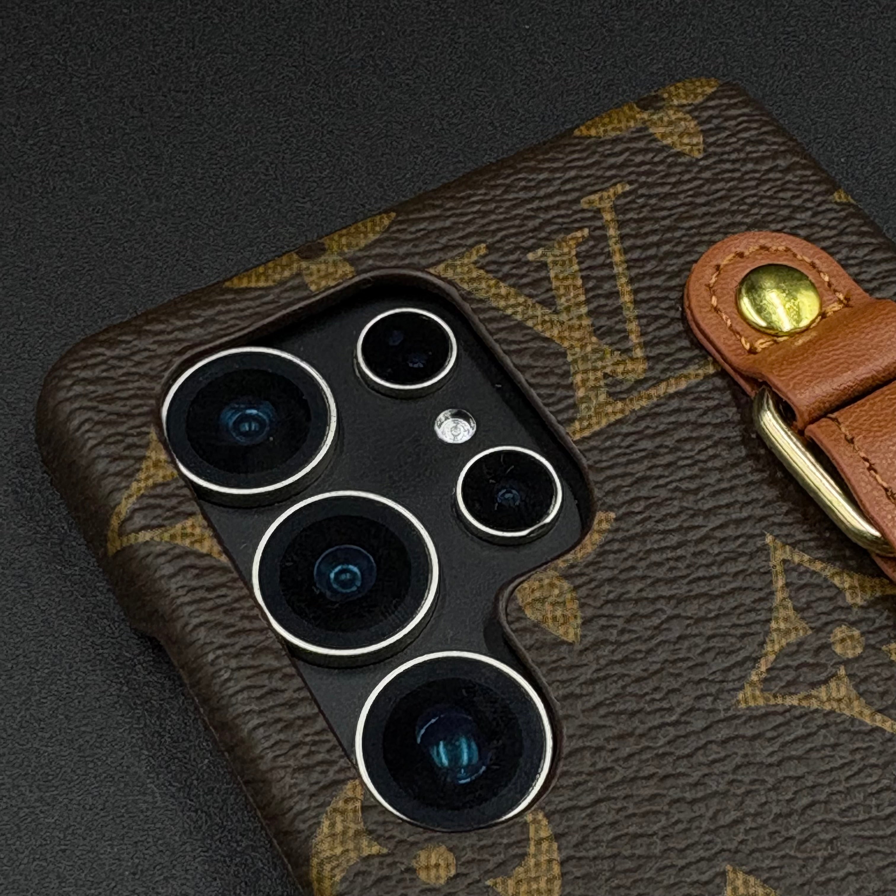 Luxury Brand Leather Case with Gold Buckle Strap for Samsung Galaxy S25 Ultra