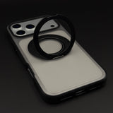 Rotating Metal Stand Clear Case for iPhone 17 Series | MagSafe Compatible Kickstand Cover