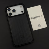 Luxury Luggage Brand RM Vertical Ribbed Hidden MagSafe OG Case for iPhone 17 Series