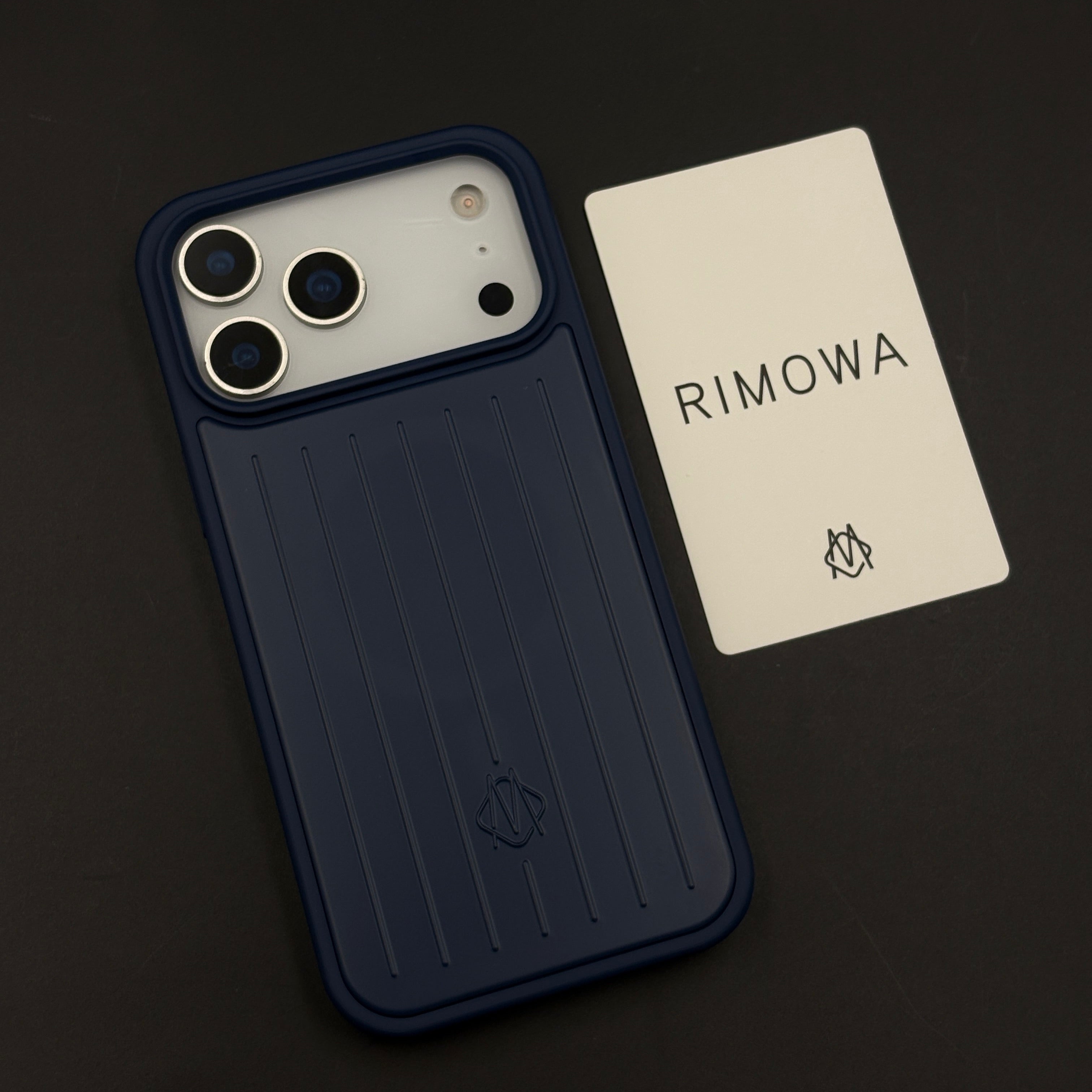 Luxury Luggage Brand RM Vertical Ribbed Hidden MagSafe OG Case for iPhone 17 Series