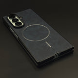 Slim Leather MagSafe Case for Samsung Galaxy Z Fold 6