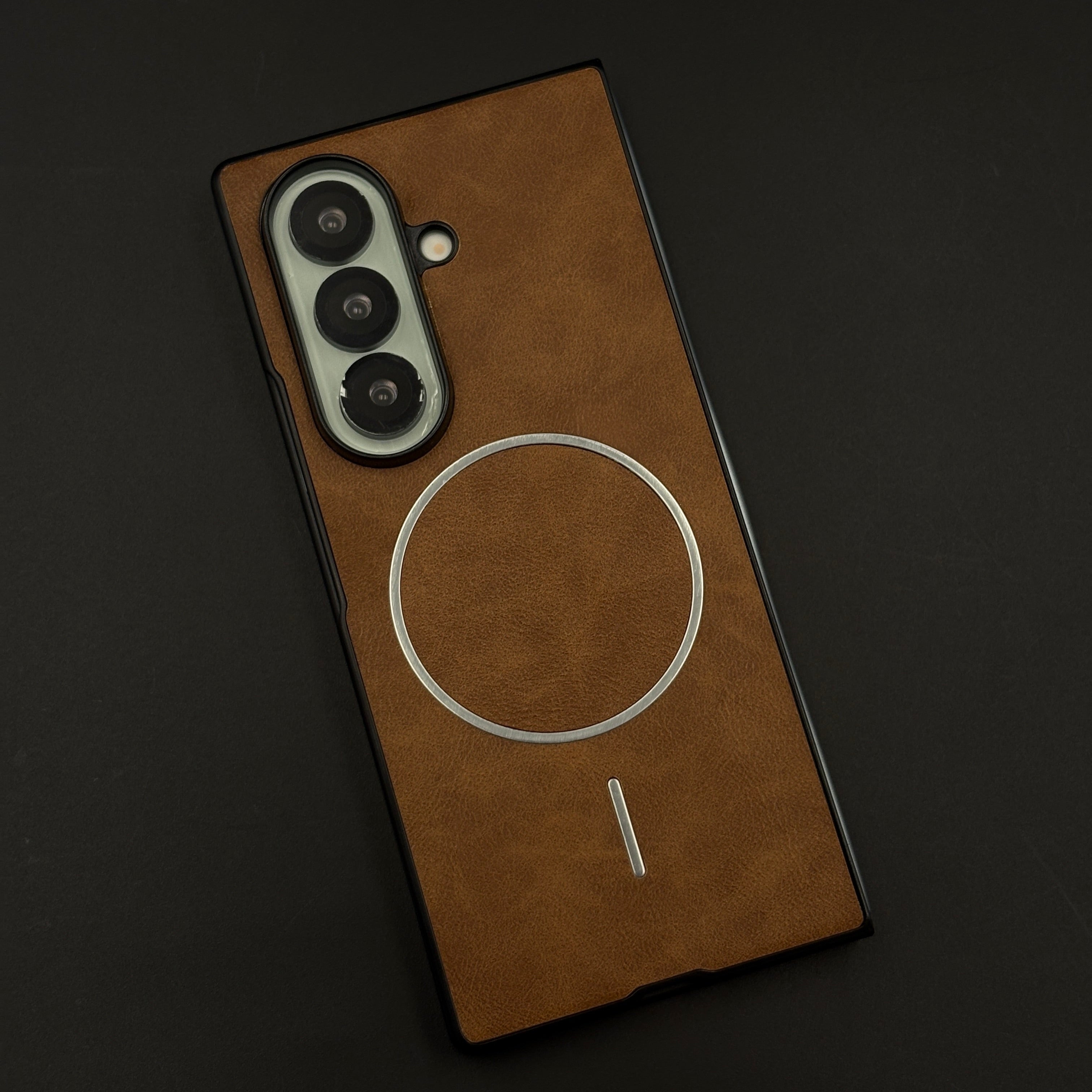 Slim Leather MagSafe Case for Samsung Galaxy Z Fold 7