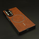 Slim Leather MagSafe Case for Samsung Galaxy Z Fold 6
