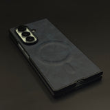 Hidden Coil MagSafe Leather Mobile Case Cover for Samsung Galaxy Z Fold 6