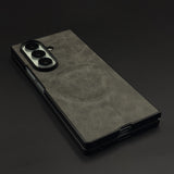 Hidden Coil MagSafe Leather Mobile Case Cover for Samsung Galaxy Z Fold 6