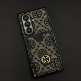 Luxury Brand Monogram TB Cardholder Case for Samsung Galaxy Z Fold 7