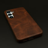 Ultra Thin Slim Leather Case for Samsung Galaxy S24 | S25 | Minimal Protective Back Cover