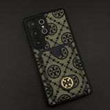 Luxury Brand Monogram TB Cardholder Case for Samsung Galaxy S25 Ultra