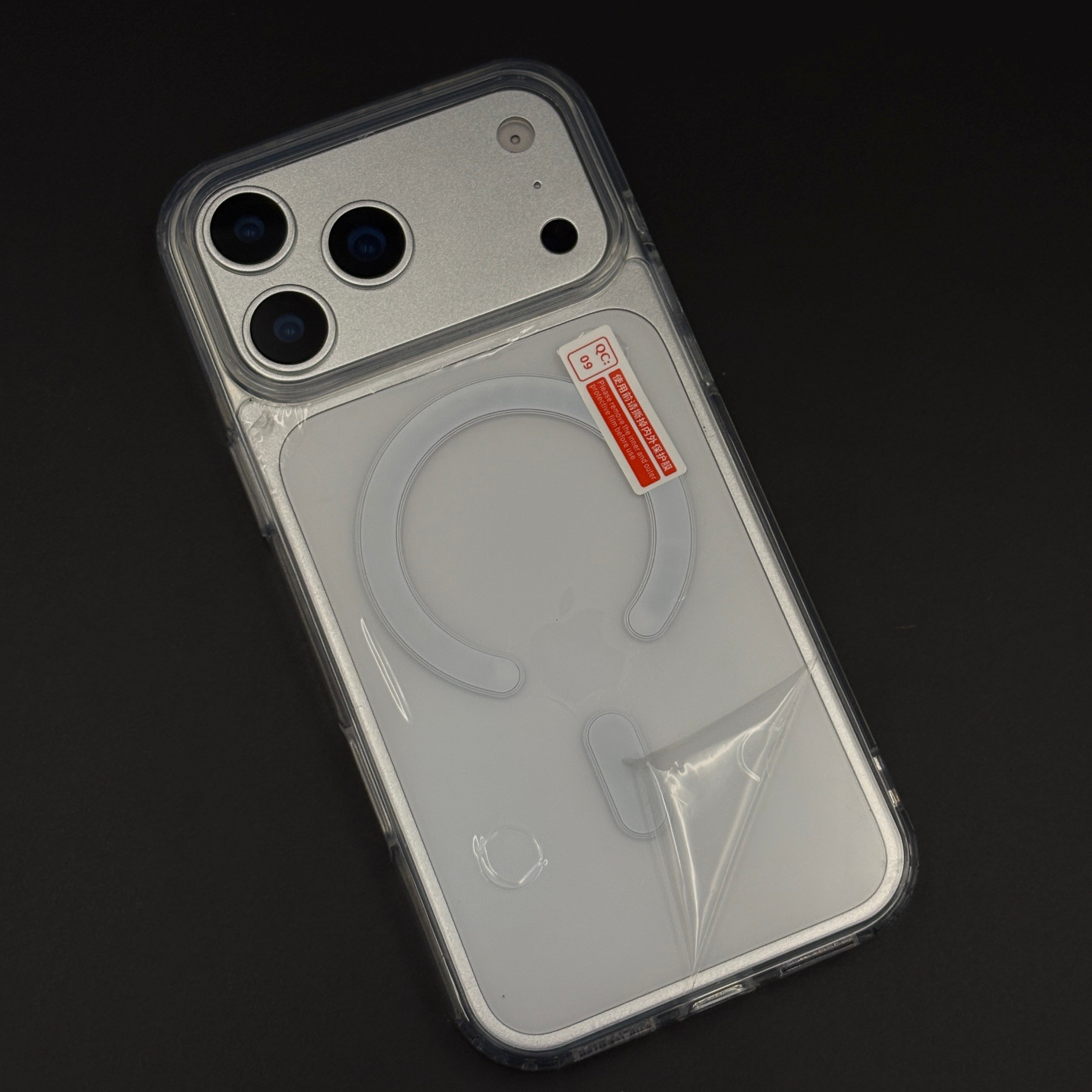 SPGN Anti-Yellow MagSafe Transparent Case for iPhone 17 Series | Crystal Clear Shockproof Cover