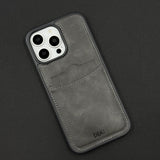 Premium PU Leather Stitch Phone Case for iPhone Series | Slim Fit Case with a Wallet/Card Holder