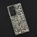 Bling Butterfly & Flower Phone Case for Samsung Galaxy S25 Ultra | Luxury Rhinestone Crystal