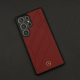 Merc Edition Phone Case for Samsung Galaxy S25 Ultra | Car-Inspired Design | PU Leather | Embossed Logo