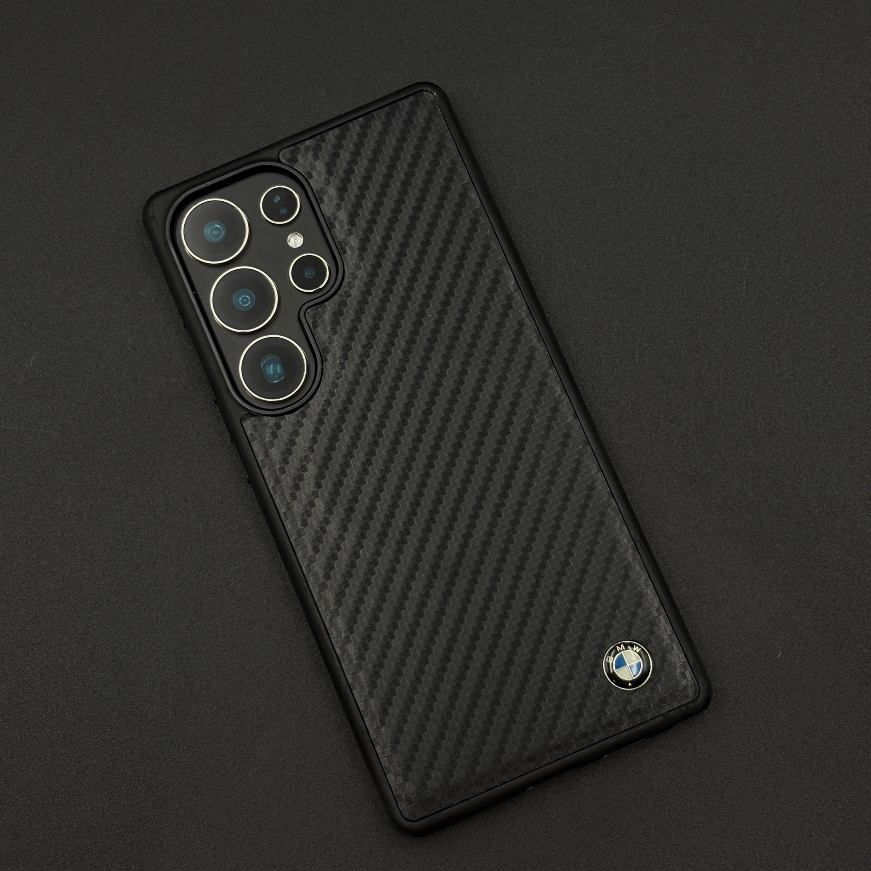 Performance M Series Phone Case for Samsung Galaxy S25 Ultra | Carbon Fiber | MagSafe Compatible | Embossed Logo