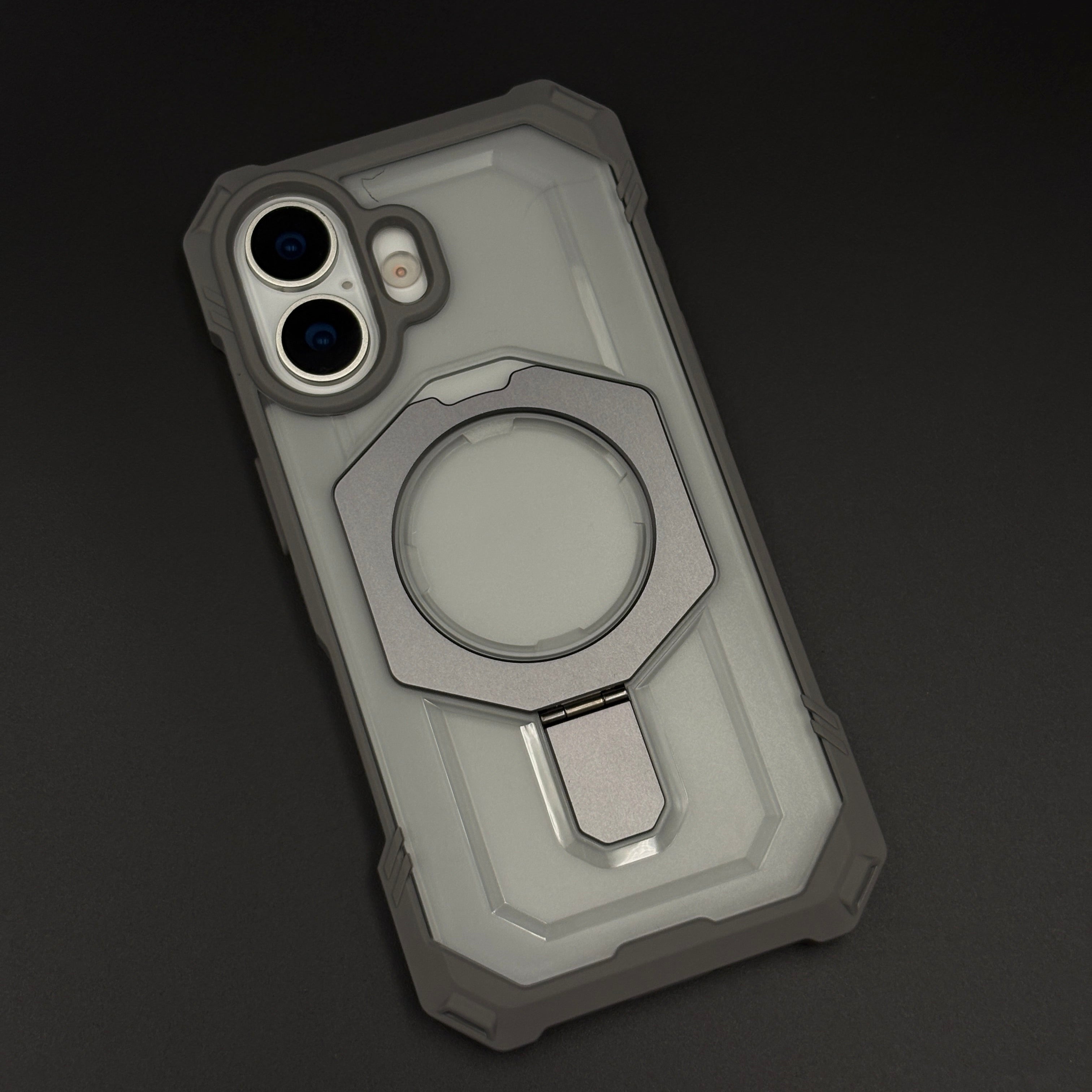 Rugged Magnetic Ring Stand Case for iPhone 17 | Shockproof MagSafe-Compatible Cover