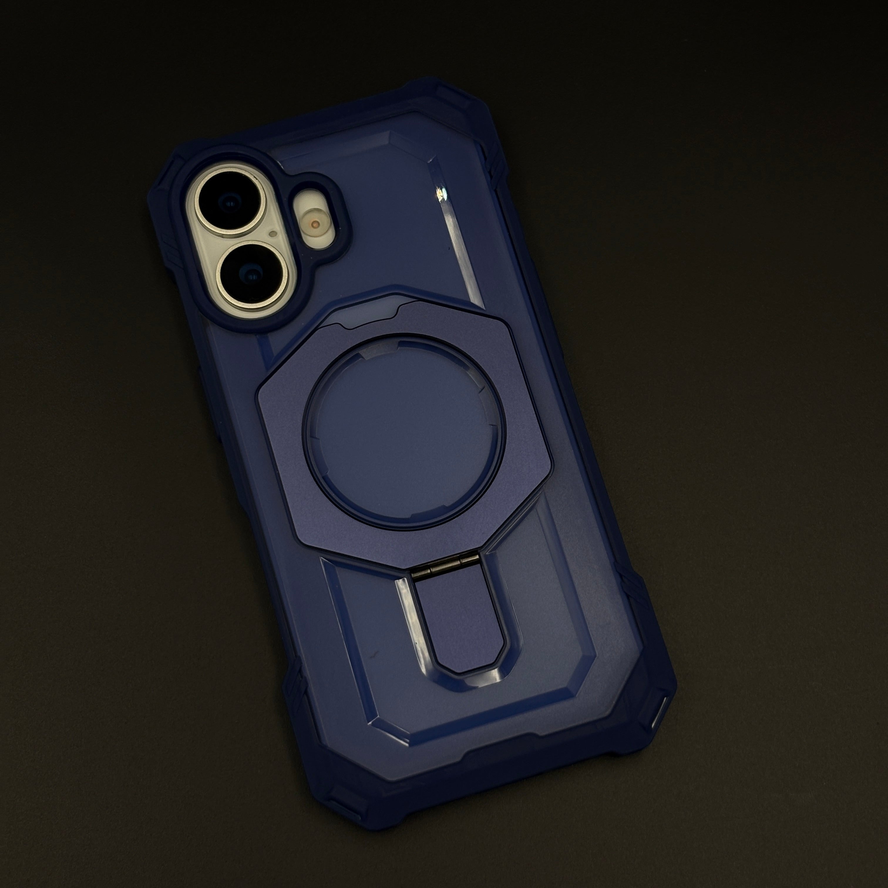 Rugged Magnetic Ring Stand Case for iPhone 17 | Shockproof MagSafe-Compatible Cover