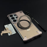 Metal Armor Ring Stand Mobile Case Cover for Samsung Galaxy S26 Ultra | Magnetic Grip