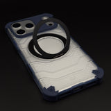 Rugged MagSafe Ring Stand Clear Case for iPhone 17 Series | Shockproof Armor Cover