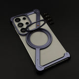 Z Shape Aluminium Metal Rotating Kickstand for Samsung Galaxy S26 Ultra | Frameless Design