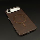 Luxury Leather MagSafe Case for iPhone 17 Air | Camera Lens Protection Back Cover